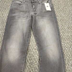 7 For All Mankind Men's Gray Slim Straight Jeans  Brand  new Never worn